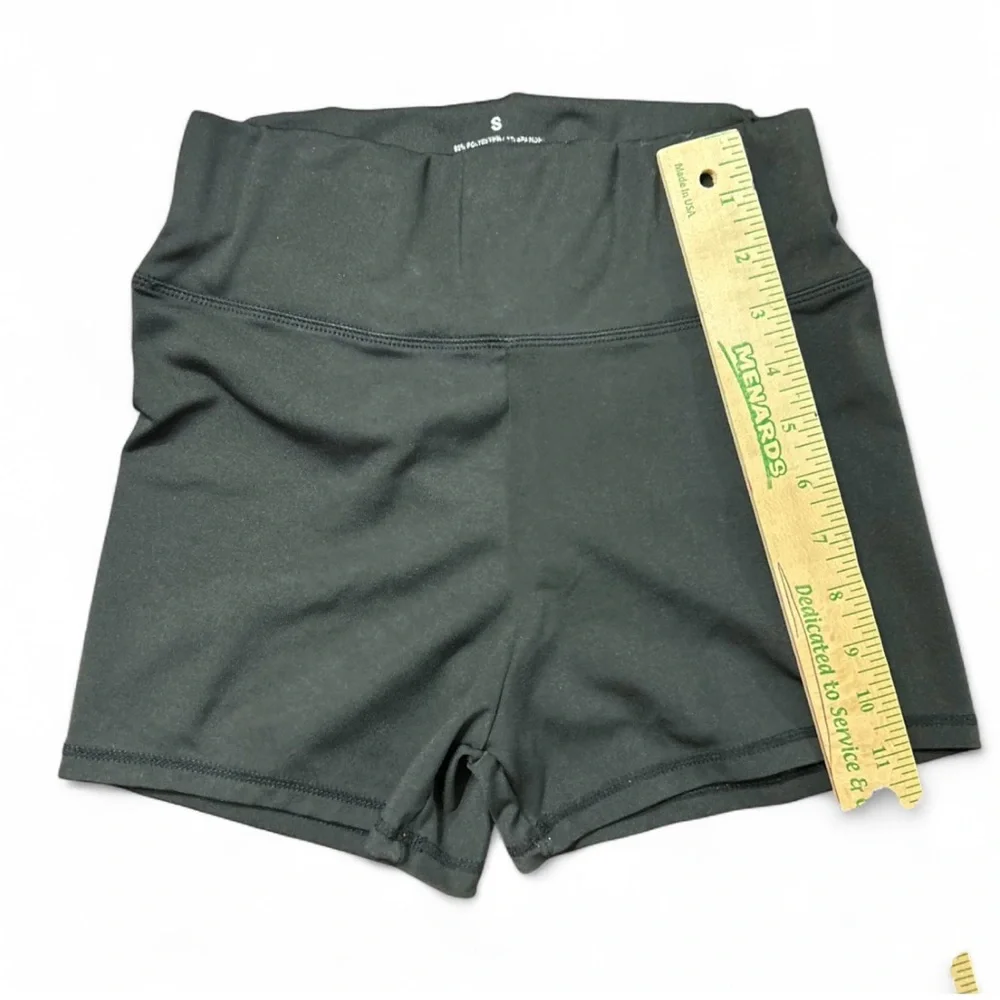 BUNDLE Of 2 Black Athletic Shorts S, One W/ Back Ruffle and One W/Rugged Design